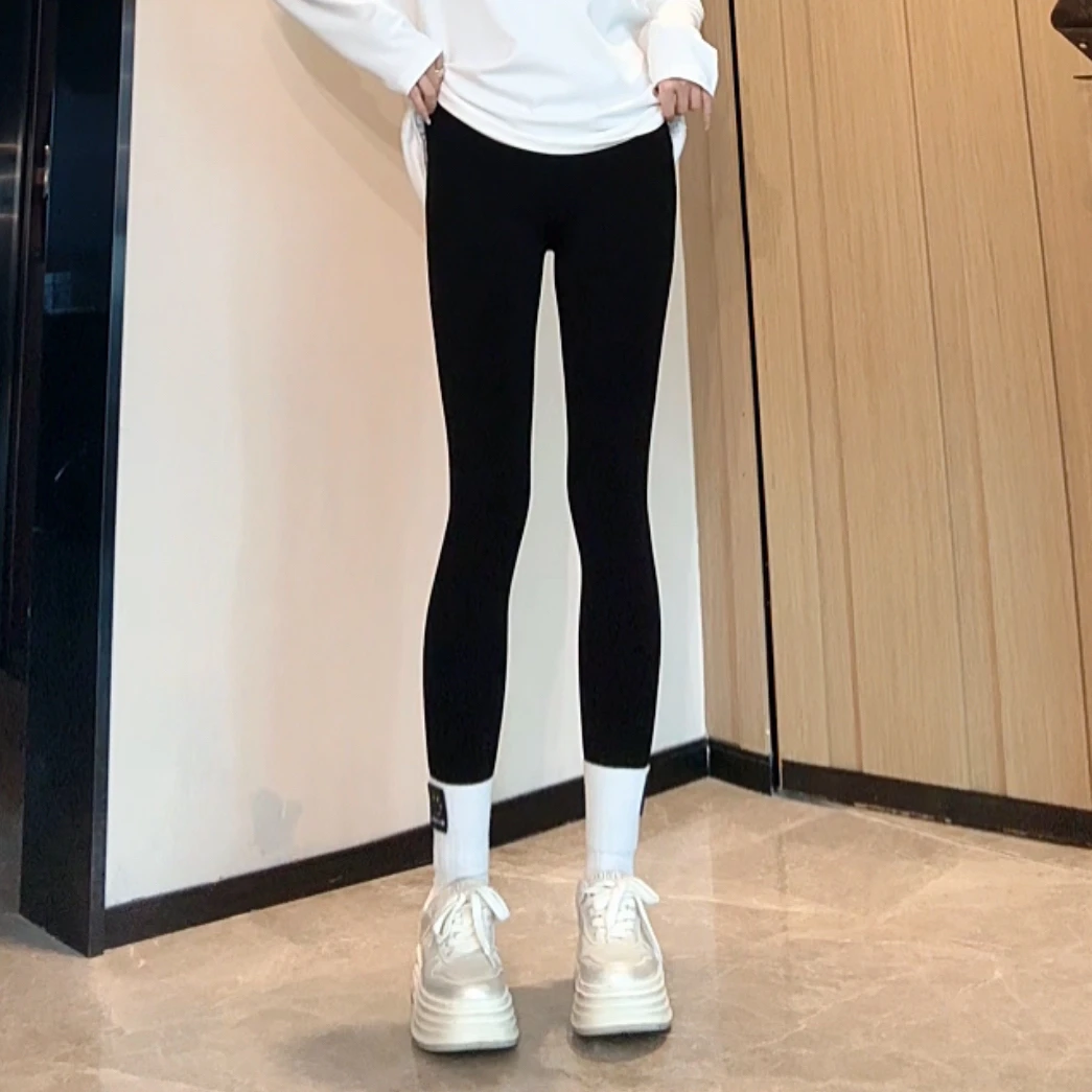 808经典百搭秋款高腰云朵棉显瘦瑜伽裤打底裤
