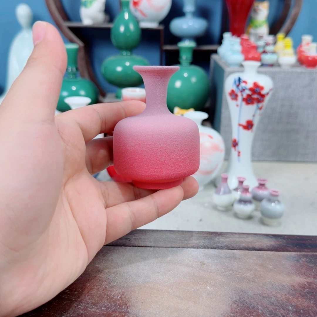 陶瓷手工小花器摆件