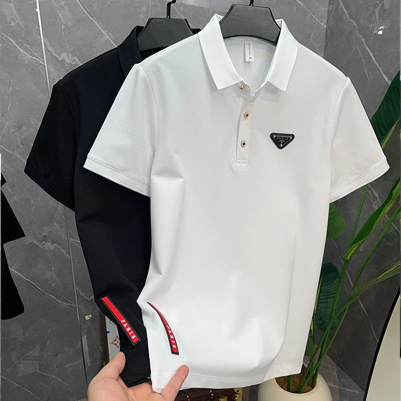 法帝卡尔克男士POLO衫百搭透气休闲短袖男上衣夏季新款翻领保罗衫