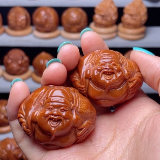 吊坠橄榄核横财手球3.3