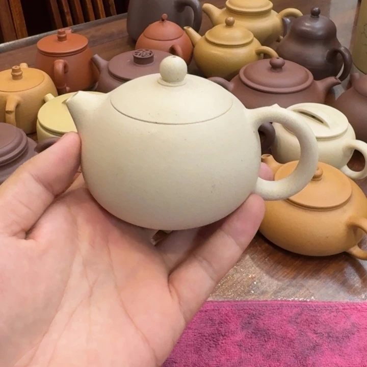 茶壶紫砂白玉段西施200cc