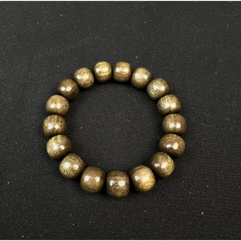 老料金丝楠佛珠老型珠手串 LQ313