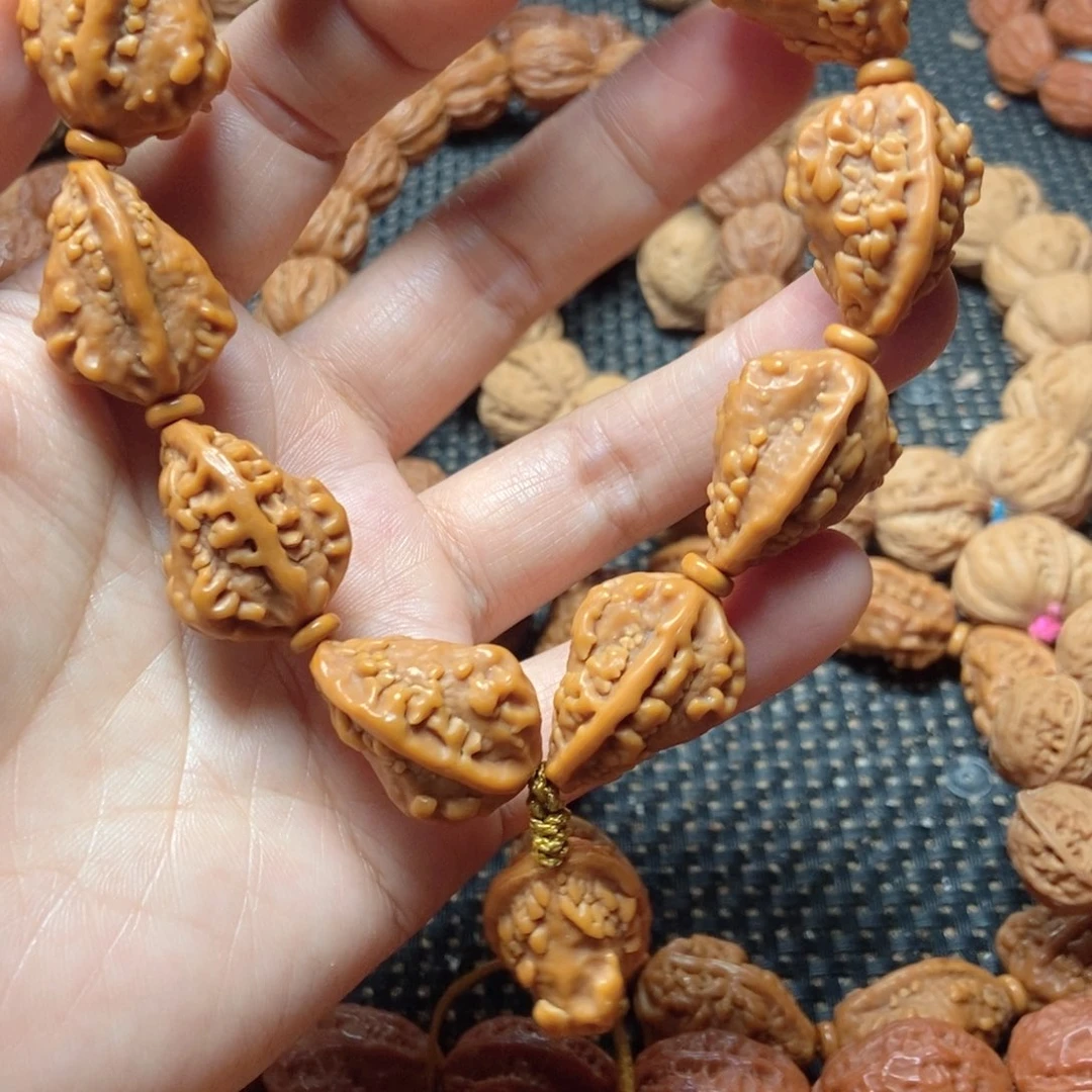 幸***我文玩核桃手串麒麟角手串