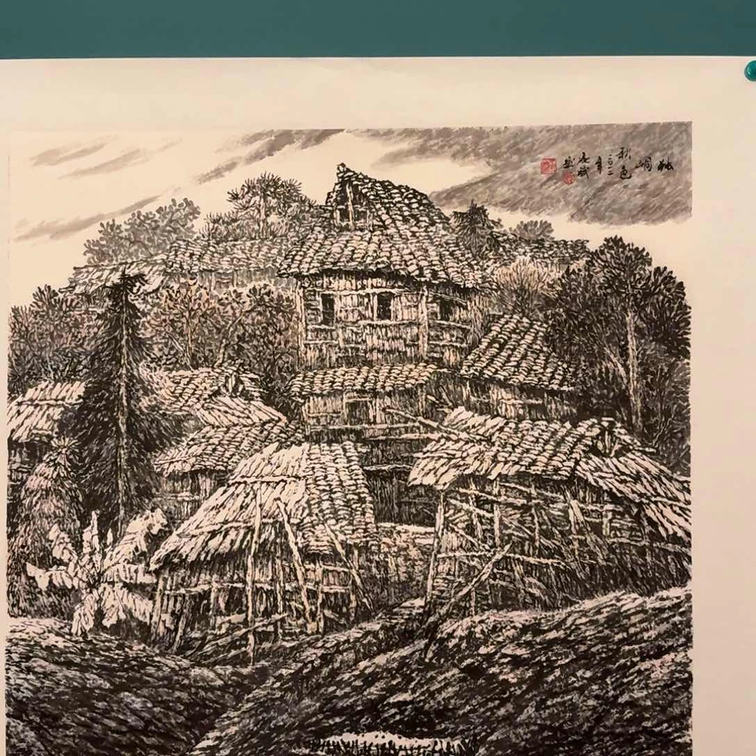 国画黎老师作品画作