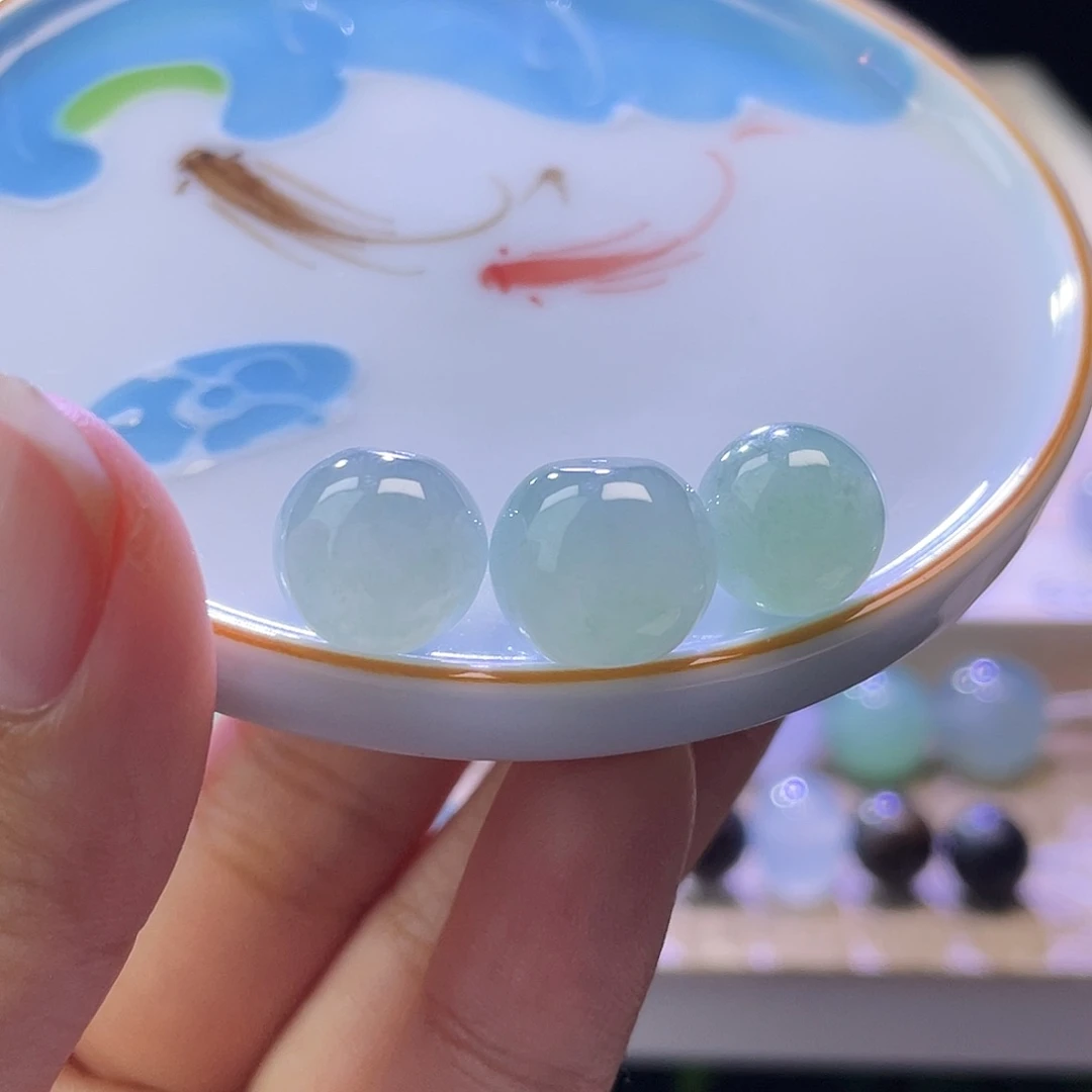 散珠翡翠展示链接勿拍缅甸翡翠a货卡1011发其一