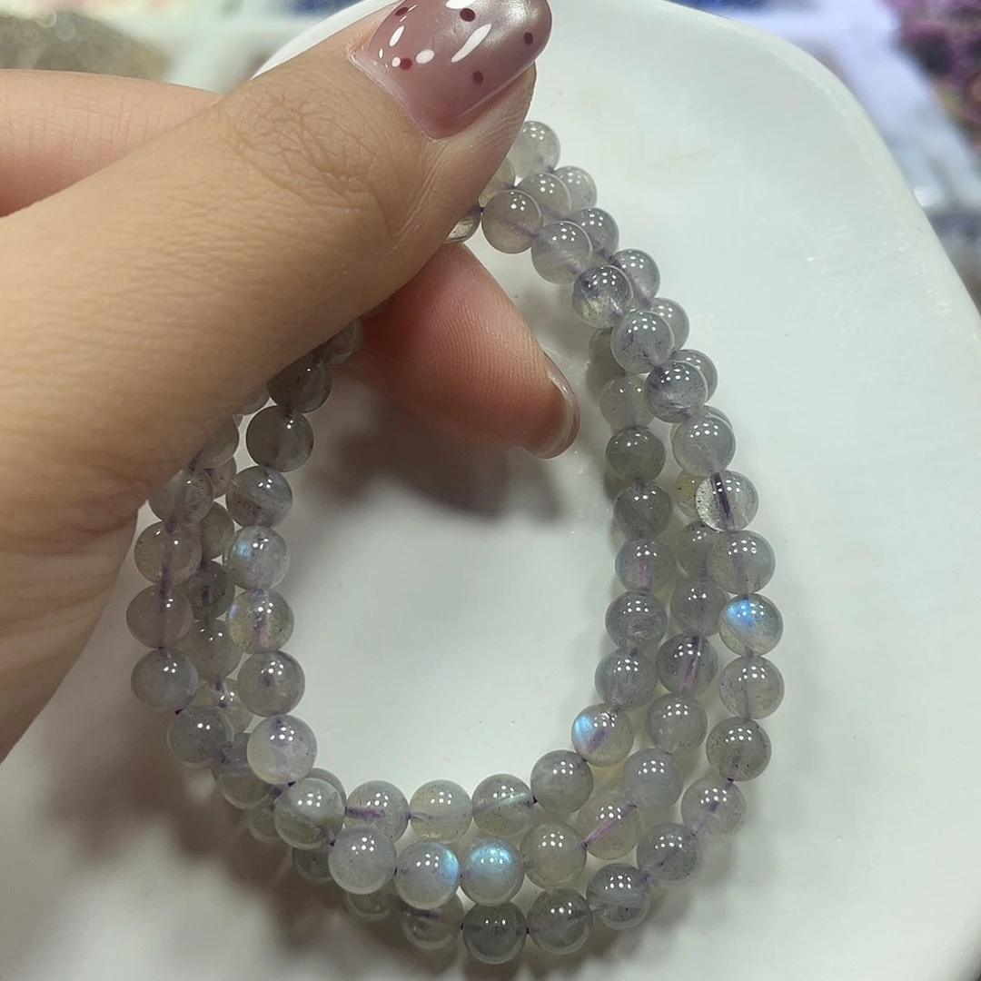 手串未镶嵌长石蓝月光奶油体5Ｍ+