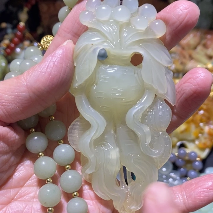 岫玉岫玉吊坠未镶嵌