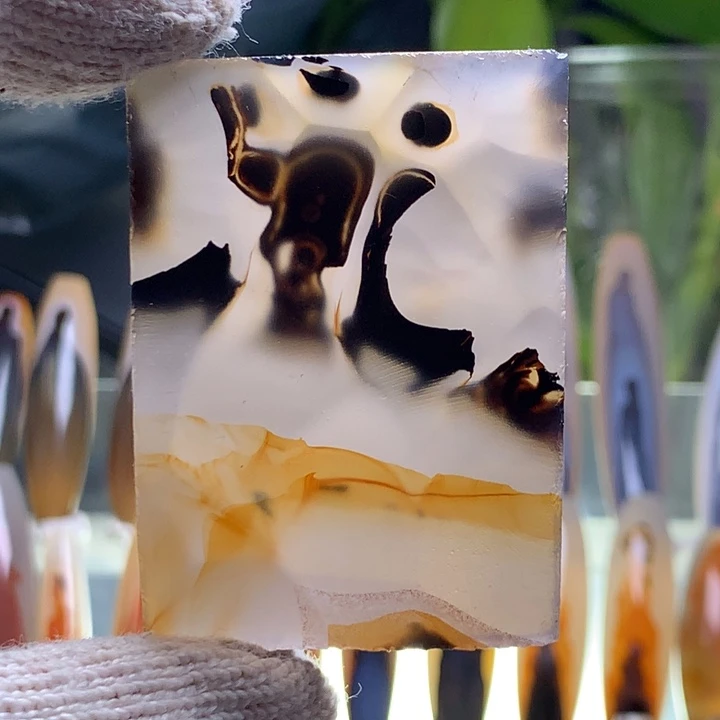 未镶嵌玛瑙/玉髓珠宝半成品143