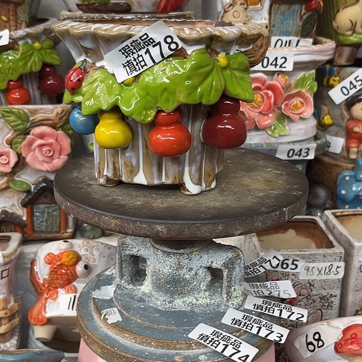 粗陶材质多肉花盆178