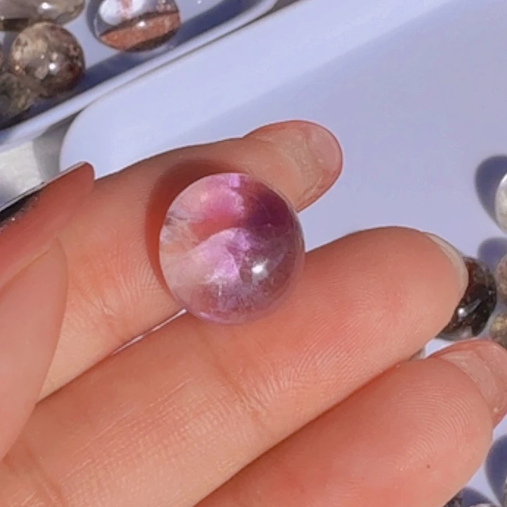 甜***傅水晶手链银S925镶嵌福利蛋面 不退换