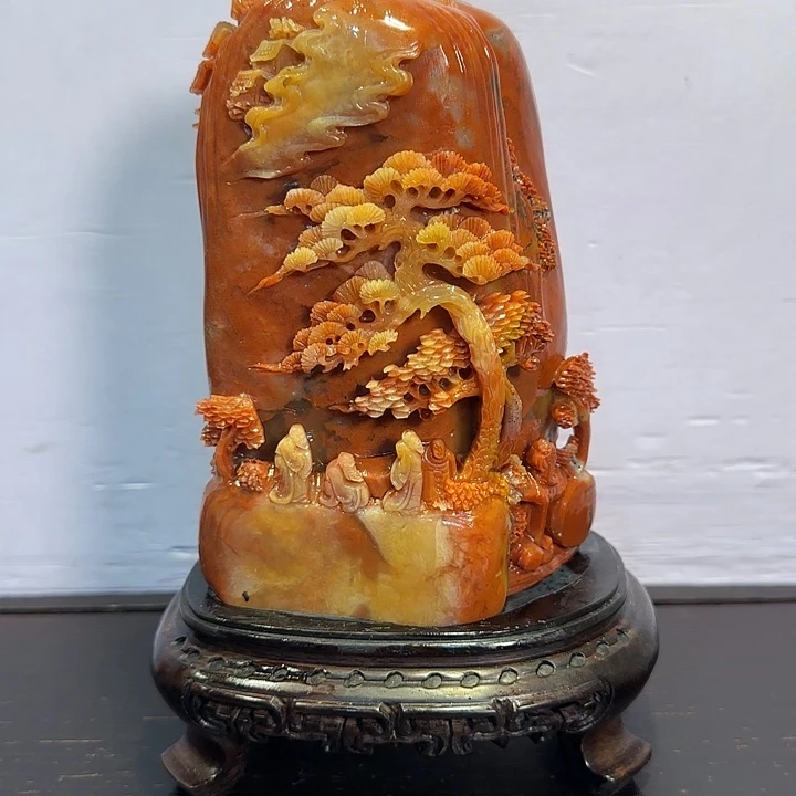迟***头寿山石寿山石摆件精品