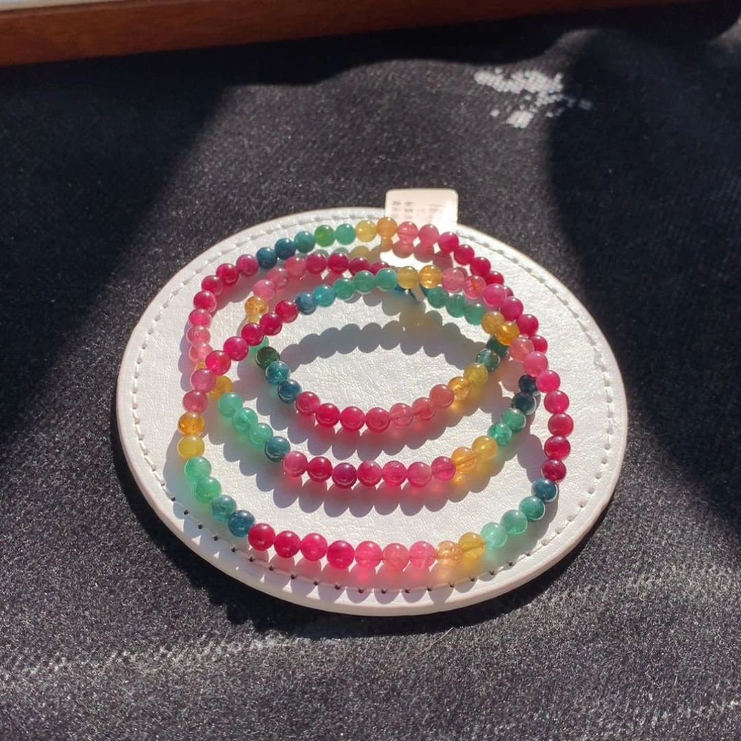 碧玺未镶嵌手链碧玺