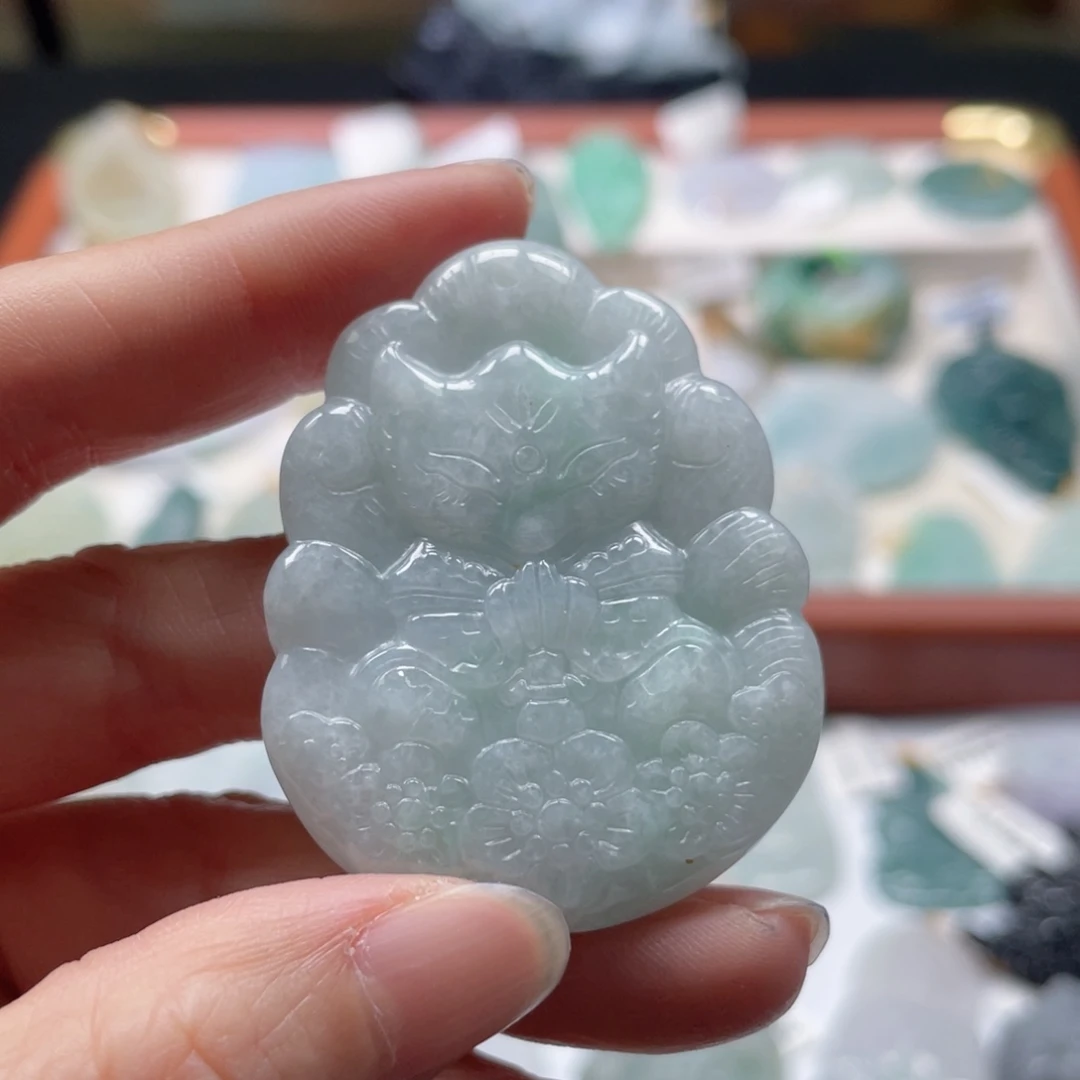 翡翠未镶嵌颈饰翡翠27