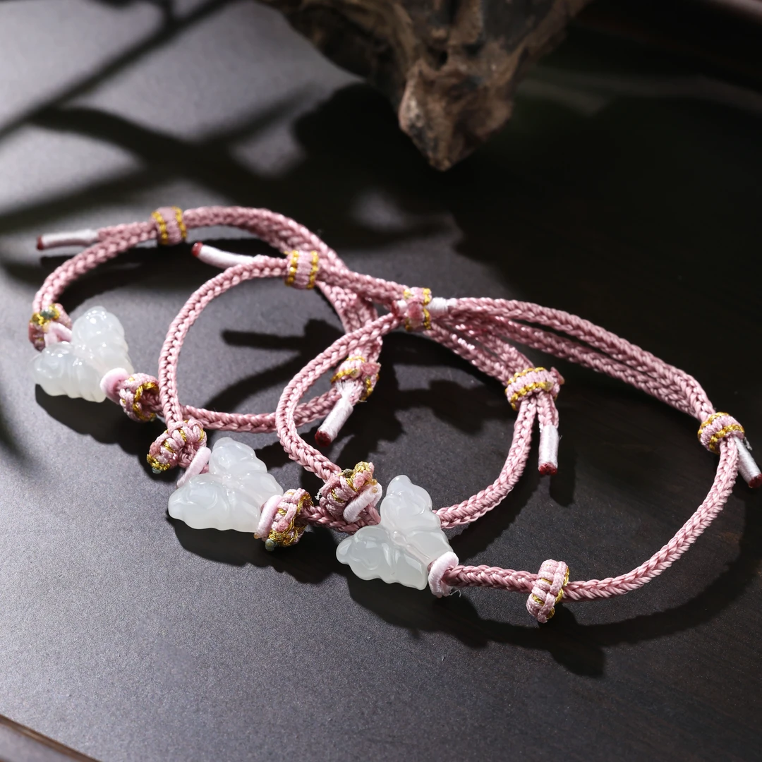 【举石臻选】TA0506-1980-31和田玉手绳（一件/多样性发）Z