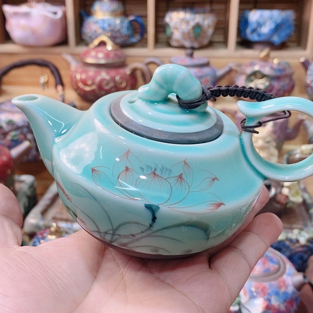 粗陶志野柴烧茶器