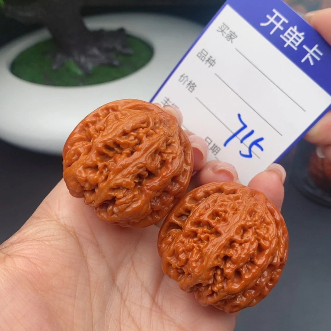文玩核桃把件38粗筋715