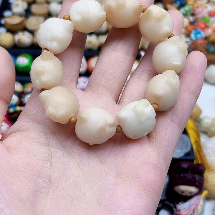 库克手串菩提猫头