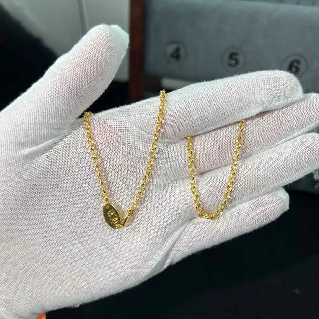 铜合金项链 克罗 时尚潮流扭绳项链