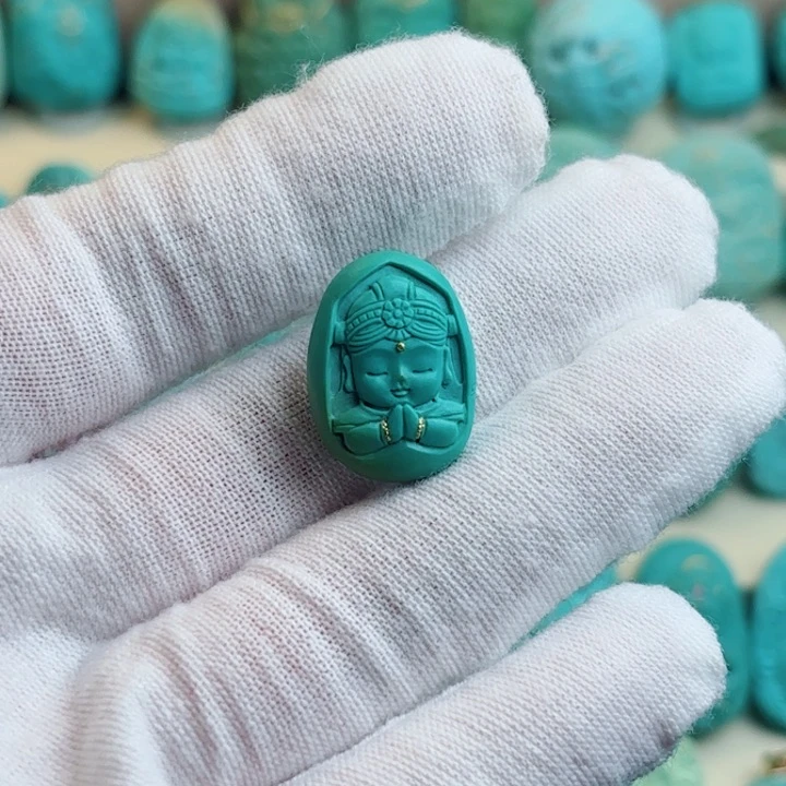 未镶嵌绿松石珠宝奇石