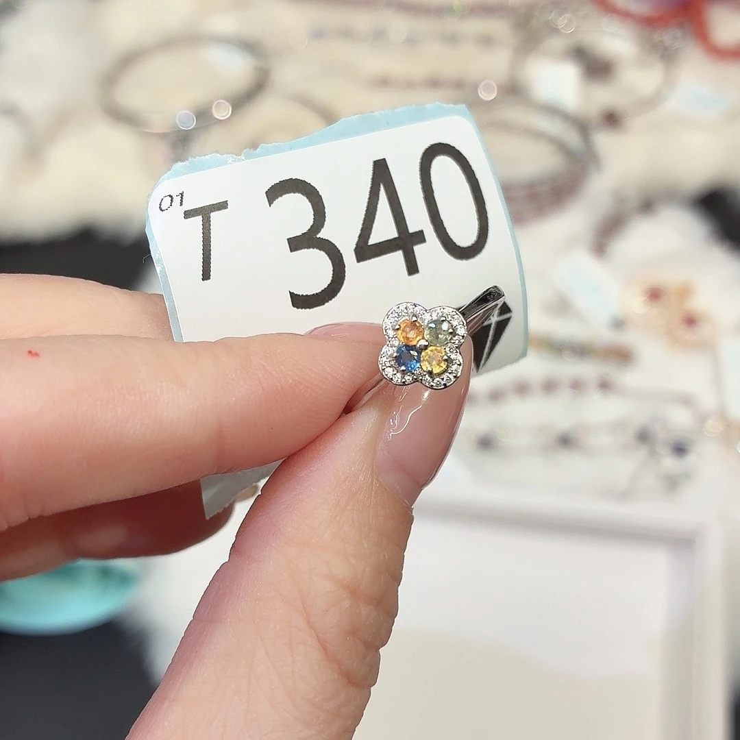 珠宝奇石银S925镶嵌蓝宝石