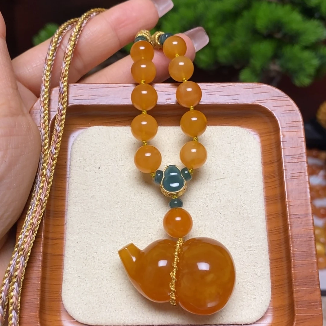 【闪购商品】蜜蜡颈饰未镶嵌项链