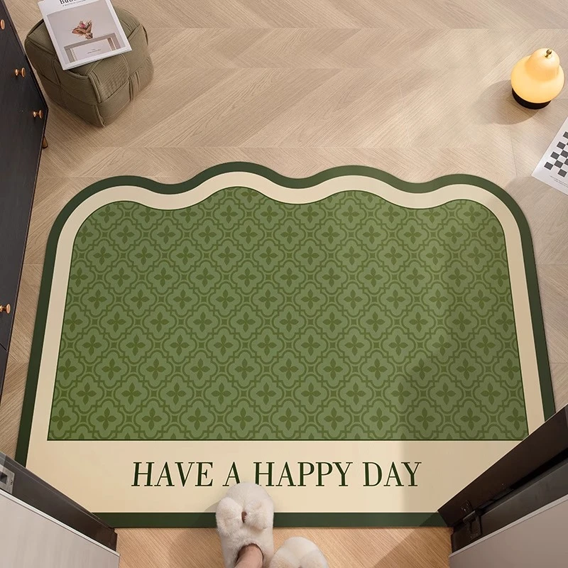 高级感地垫入户门垫防滑耐脏pvc皮革可擦免洗进门脚垫玄关地毯