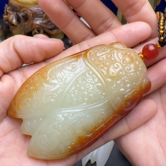 和田玉挂件未镶嵌稚**虑