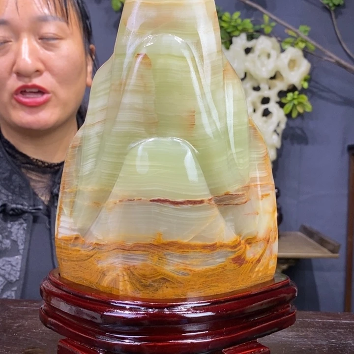 石材精品古青石摆件