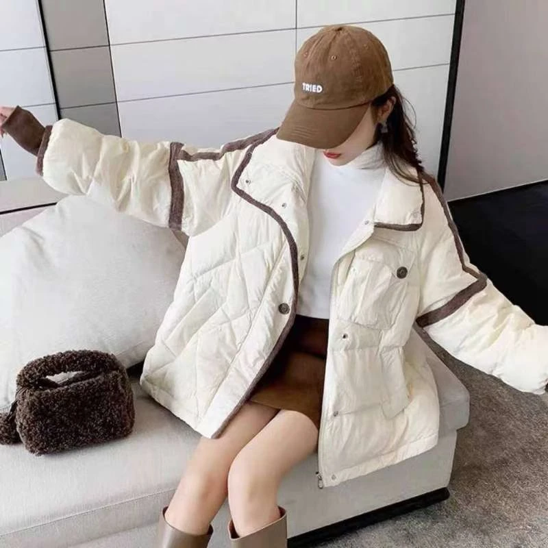 （莉莉家大码女装）孤品No退No换冬季女款百搭加厚气质外套