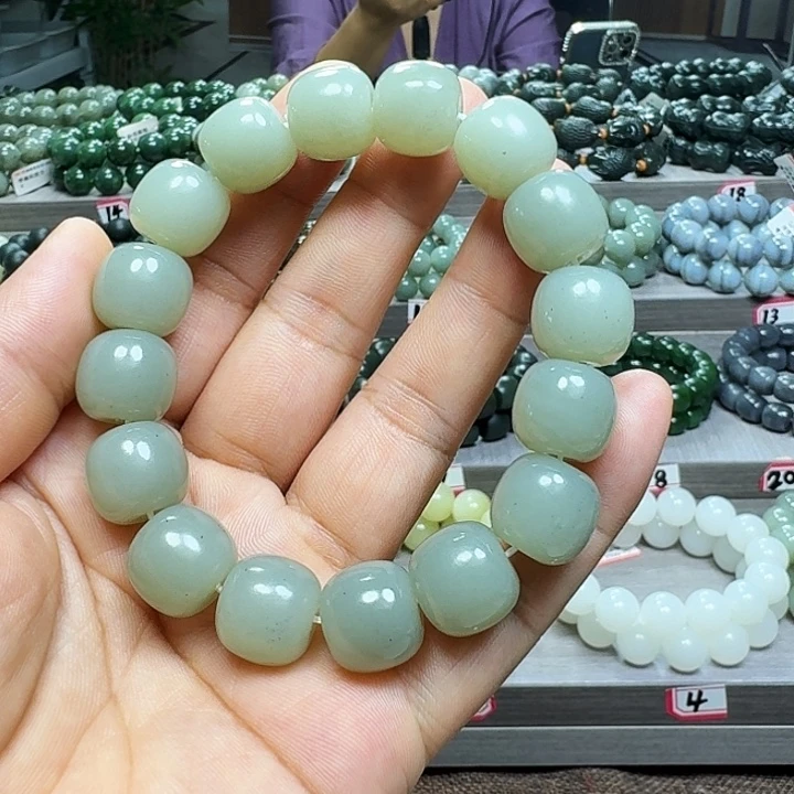 手链未镶嵌和田玉新疆且末蓝老型卡14