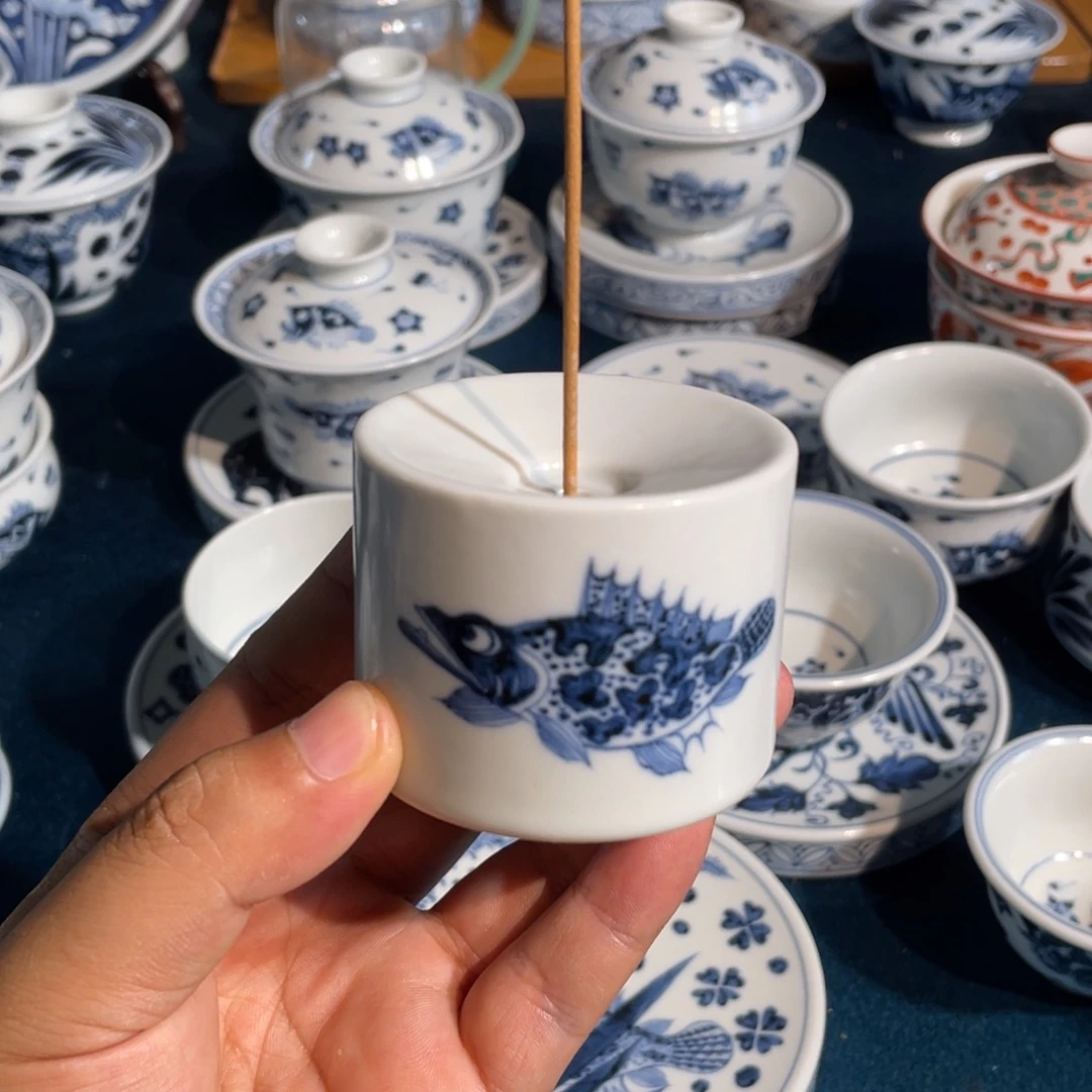 现***现景德镇手工手绘茶器