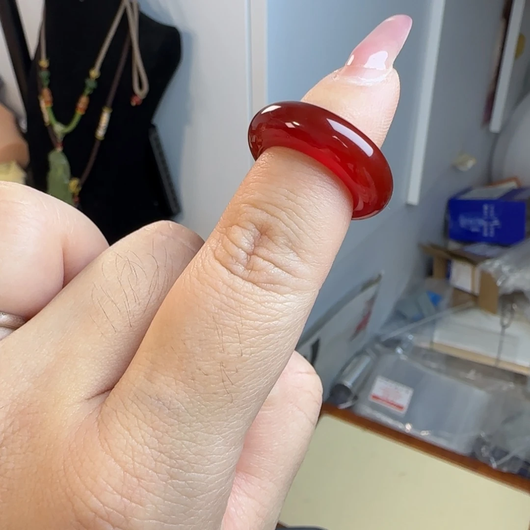 玛瑙/玉髓未镶嵌戒指