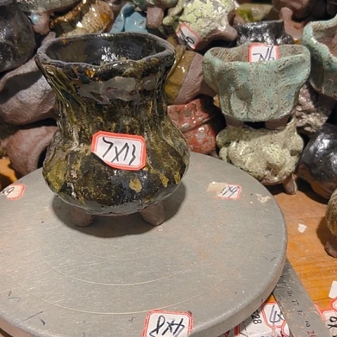 像***笑粗陶花盆制作就这样的