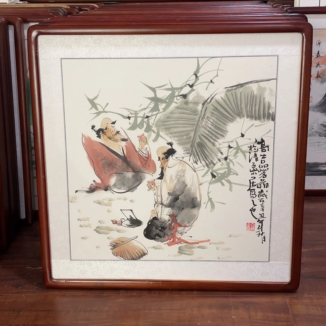 国画带框尺寸63*63厘米