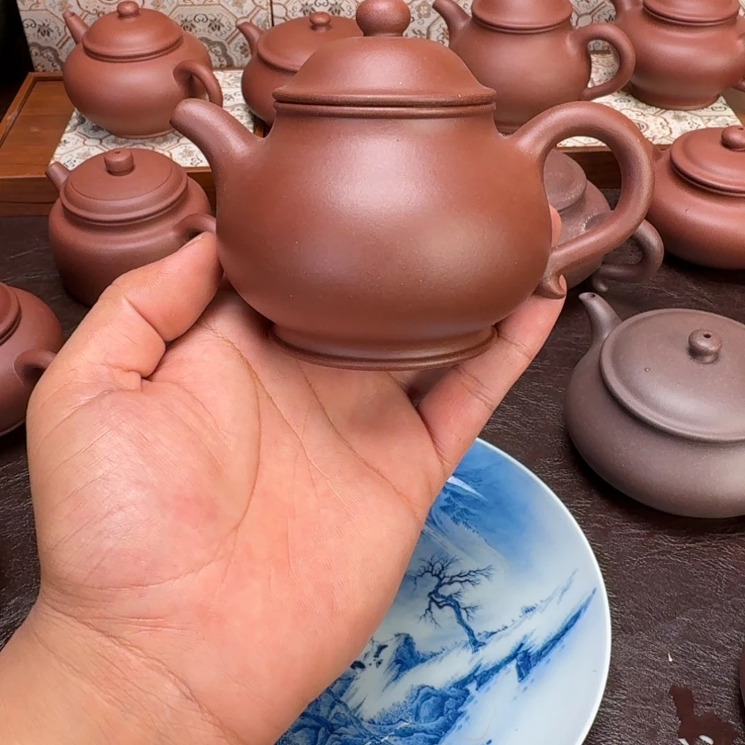 茶壶紫砂原矿底槽清260cc高潘