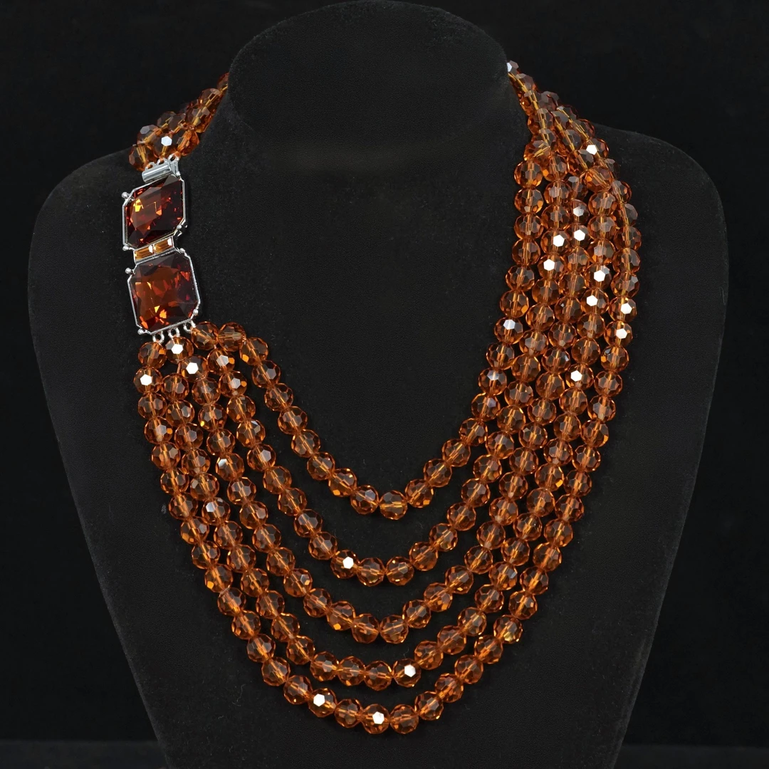 铜合金项链 【2203】项链 复古气质镶嵌古风百搭