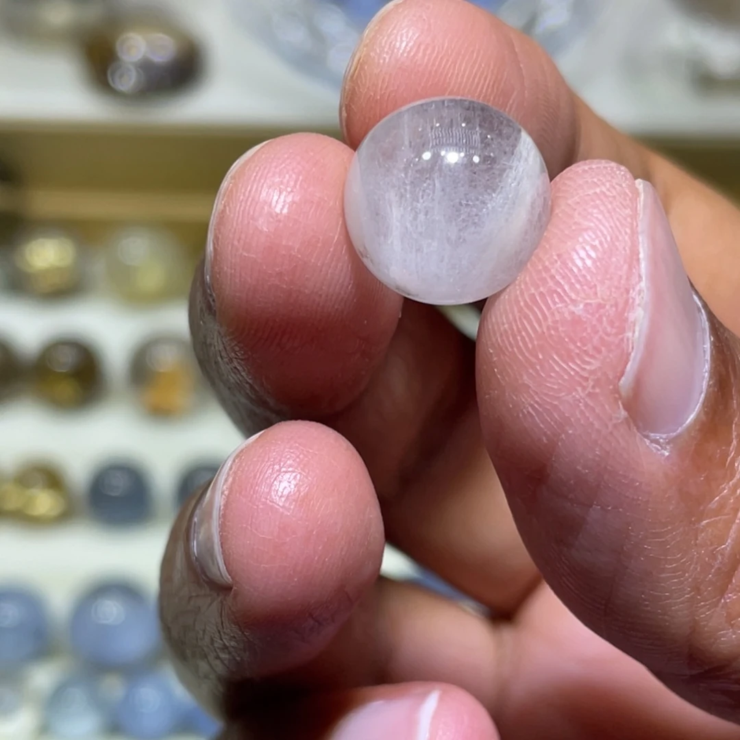 水晶未镶嵌珠宝半成品