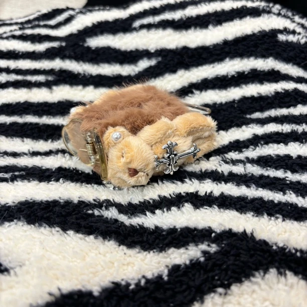 双十字小熊发夹FJ1754（一个）