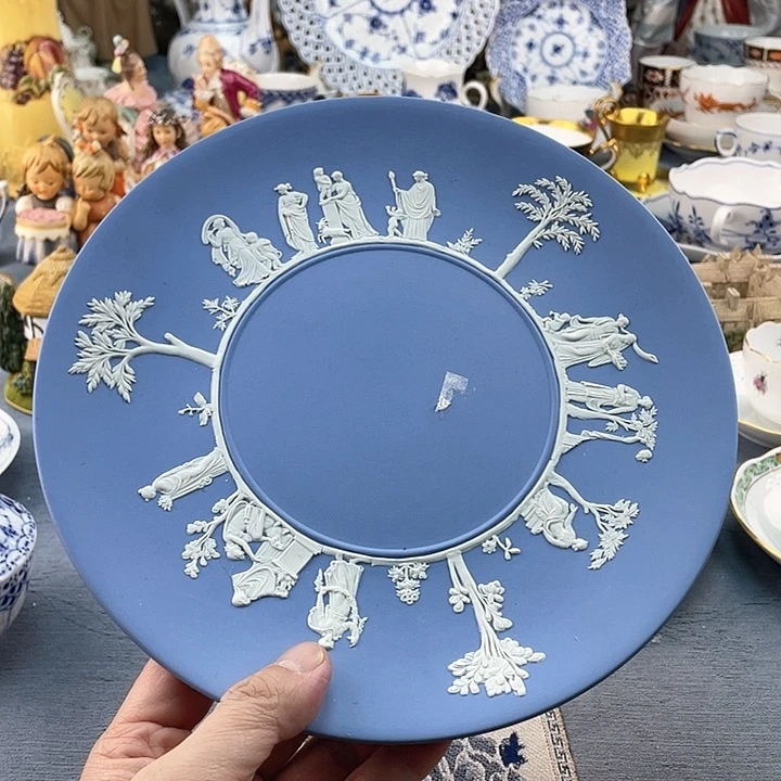 中古欧瓷瓷器小房子