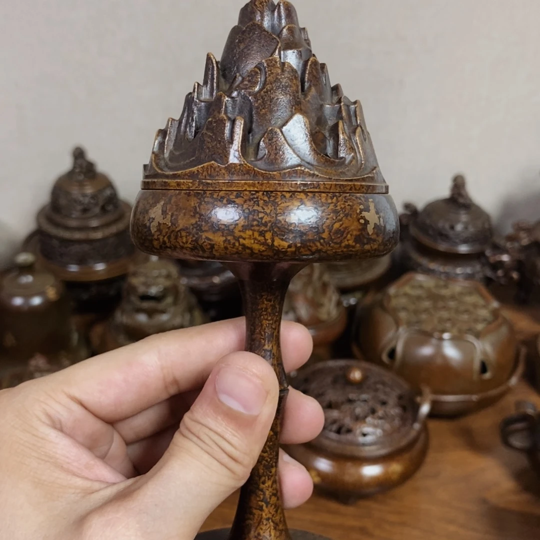 铜霹**贝盛世铜炉铜器香炉工艺品