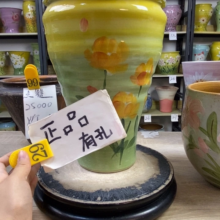 景德镇高温陶瓷花盆