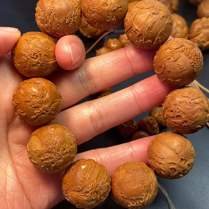 橄榄核手串/手链泥*风景手串