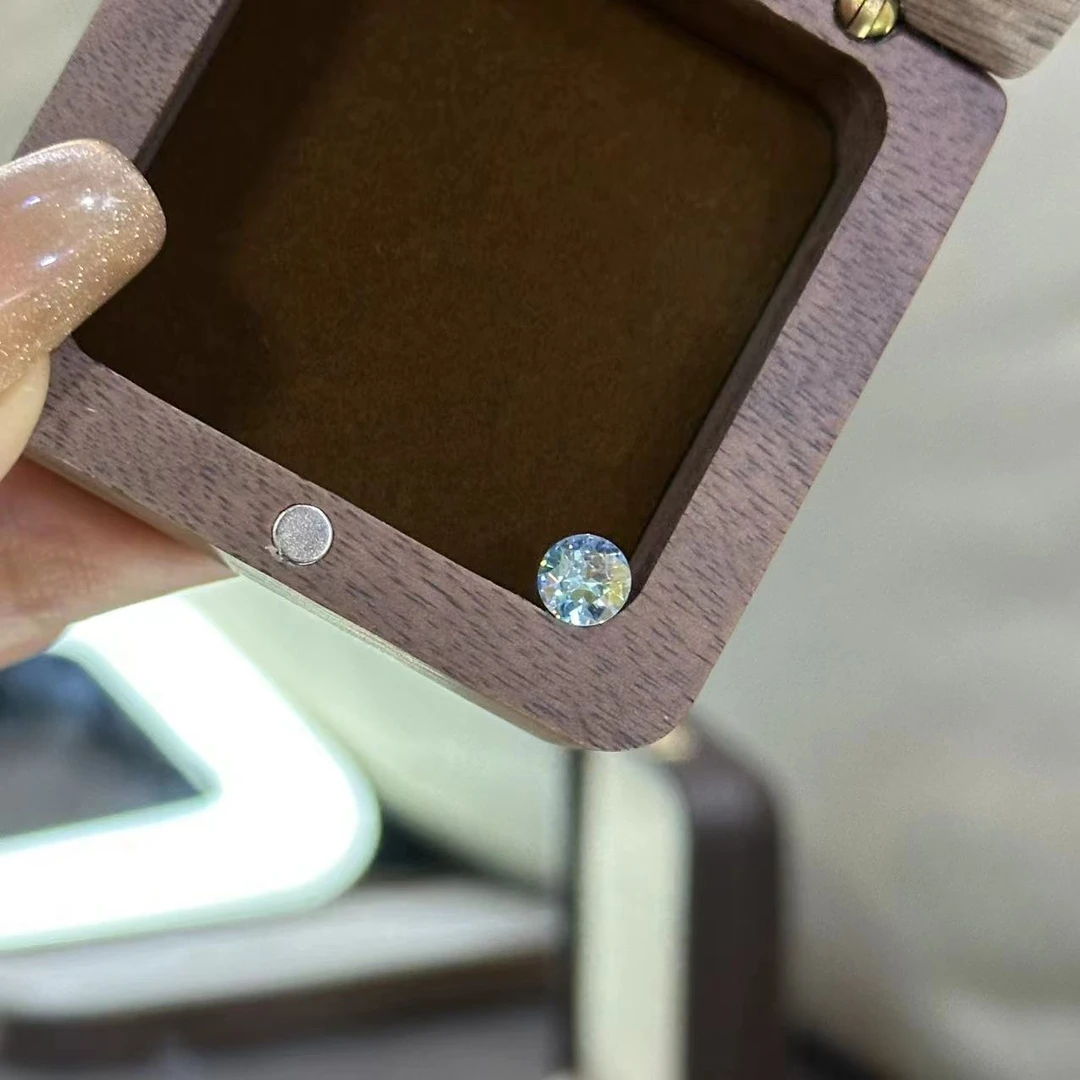 925银耳饰 玫瑰切简约耳钉-4544