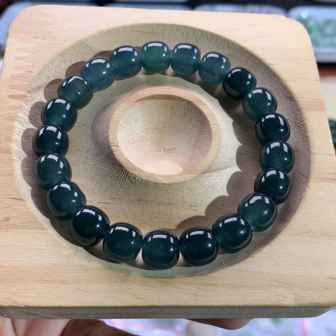 a***吗未镶嵌手链翡翠老型珠