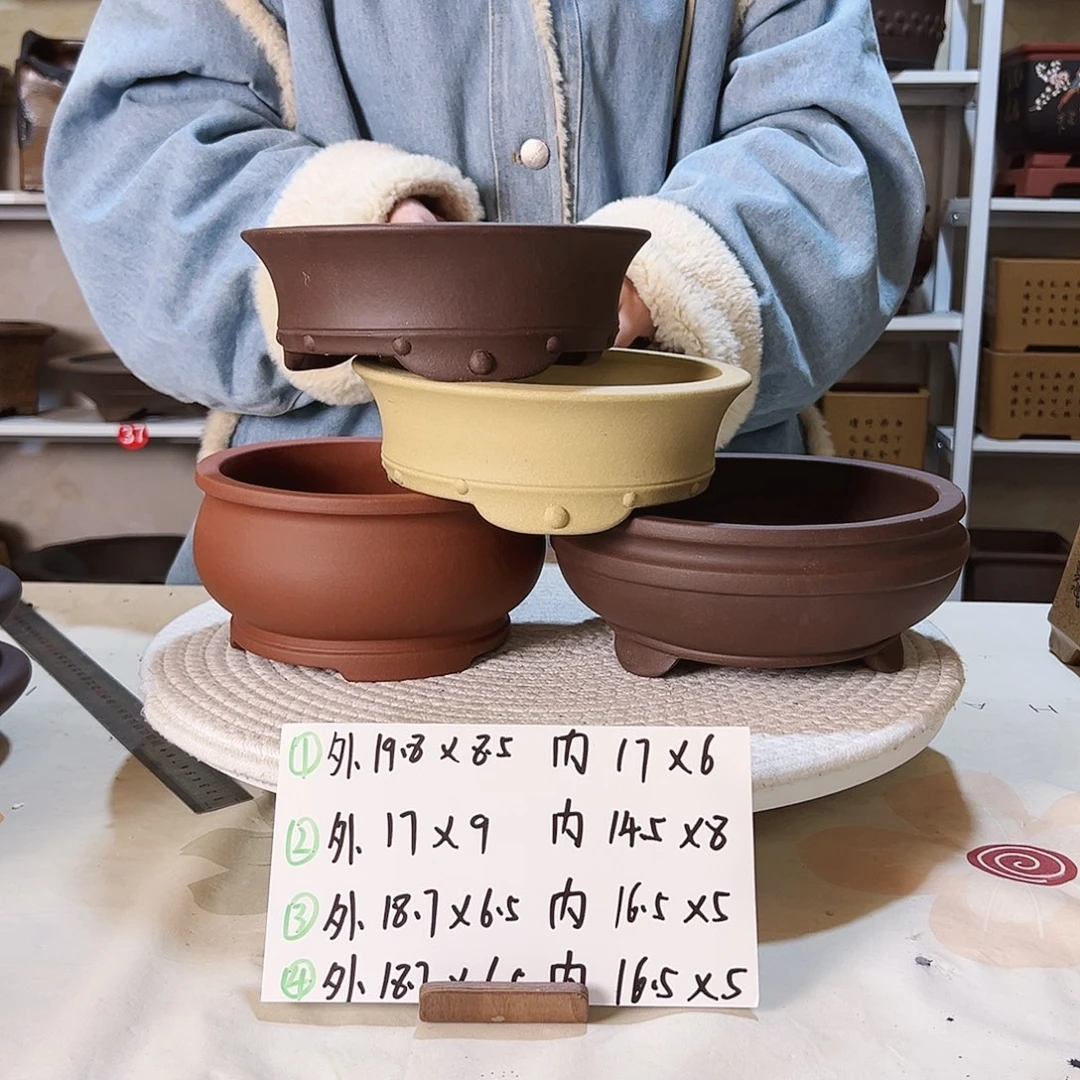 紫砂花盆紫砂花盆