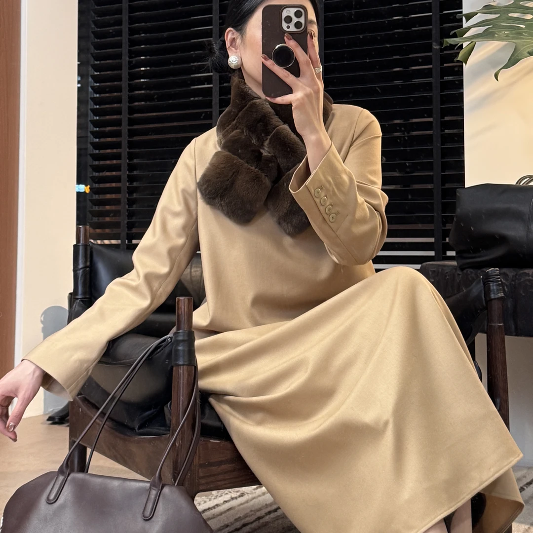 WENZHANG·流光廓形百搭松弛长款连衣裙