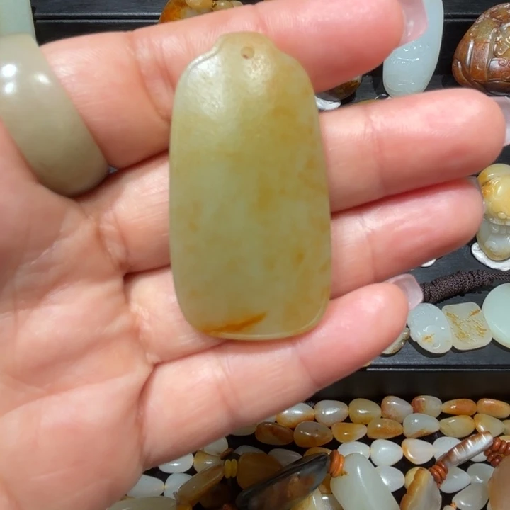 和田玉吊坠(不含链)未镶嵌