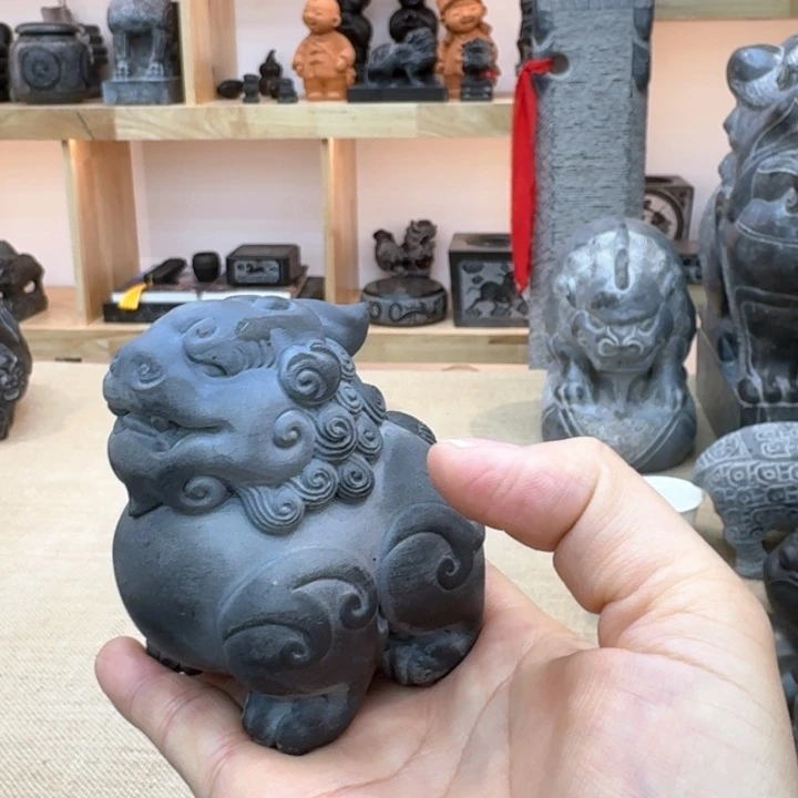 西安石晋錾石雕手工雕刻摆件
