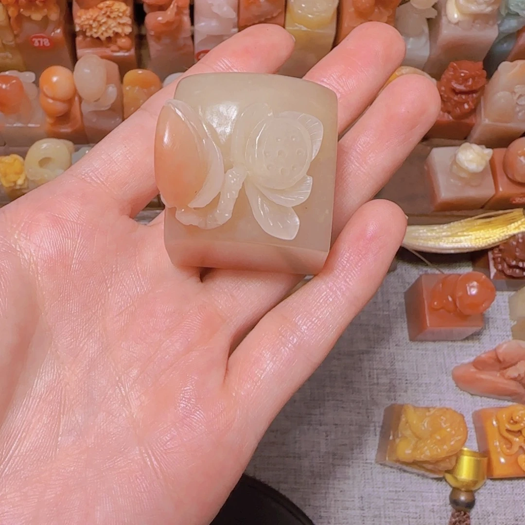 浅***深昌化石印石篆刻作品