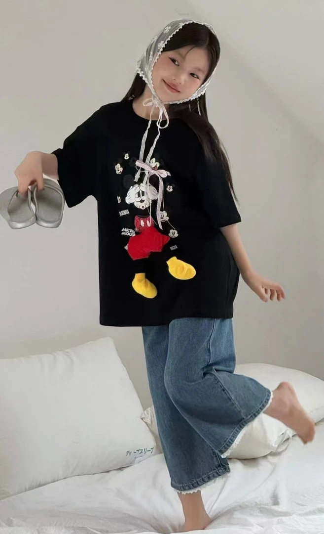 中大童时尚百搭夏季新款童3111短袖T